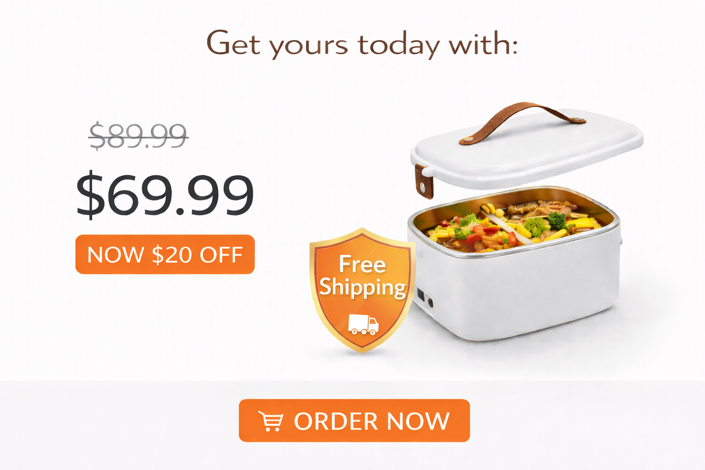 ThermaGo Portable Heated Lunch Box