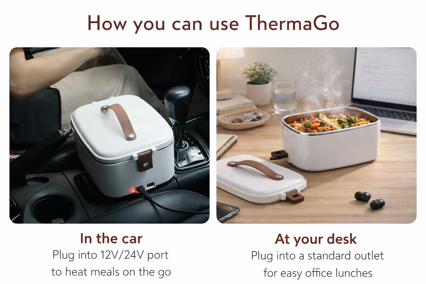 ThermaGo Portable Heated Lunch Box