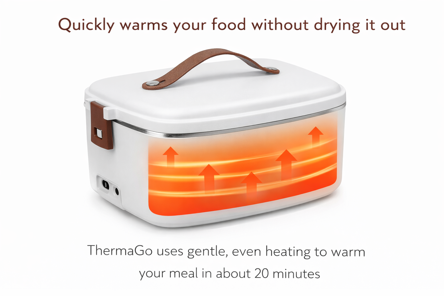 ThermaGo Portable Heated Lunch Box