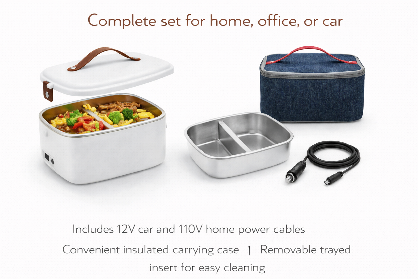 ThermaGo Portable Heated Lunch Box